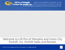 Tablet Screenshot of liftprousa.com